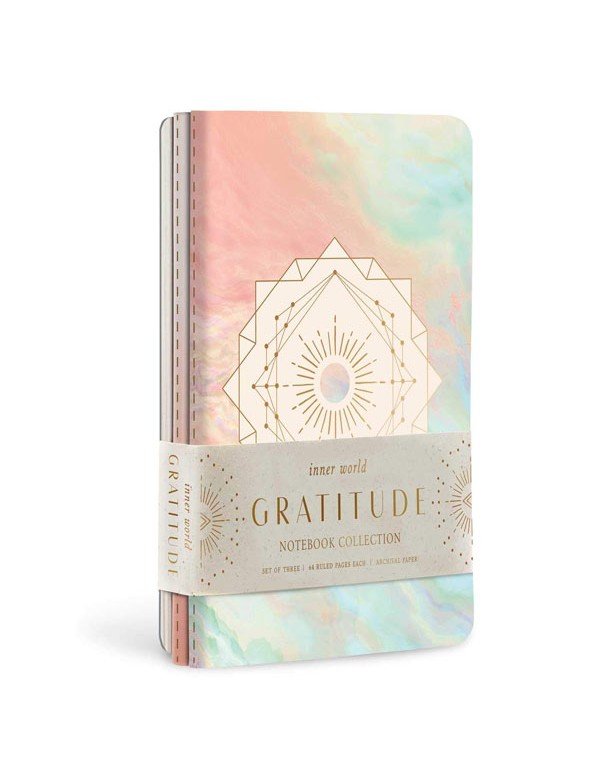 Gratitude Sewn Notebook (Set of 3)