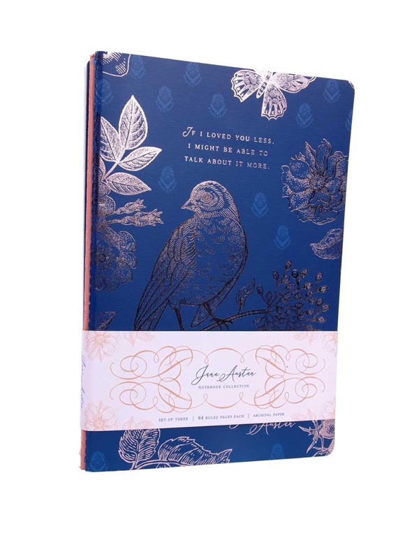 Jane Austen Sewn Notebook (Set of 3)