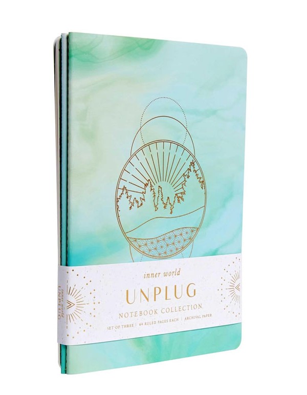 Unplug Sewn Notebook (Set of 3)