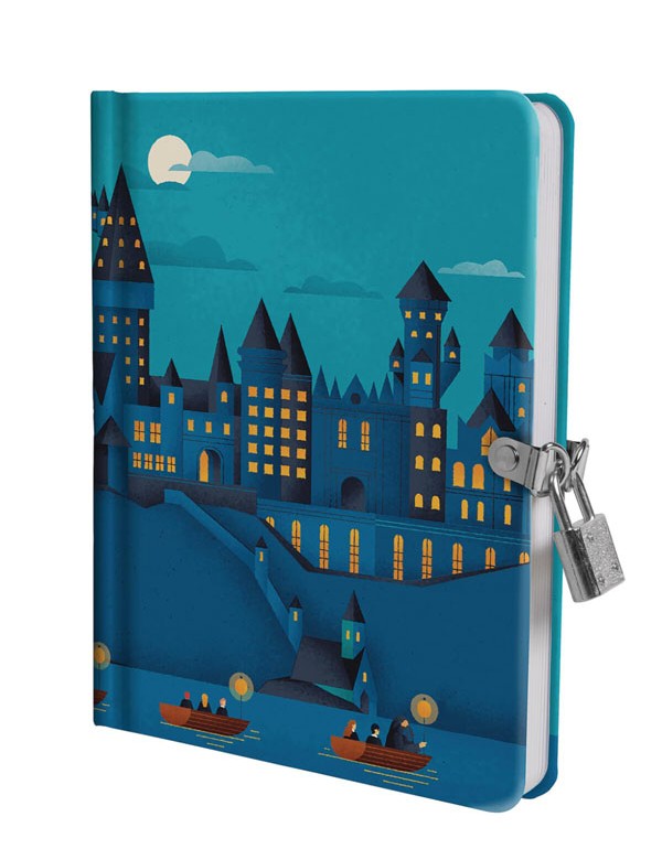 Harry Potter: Hogwarts Castle Glow-in-the-Dark Lock & Key Diary