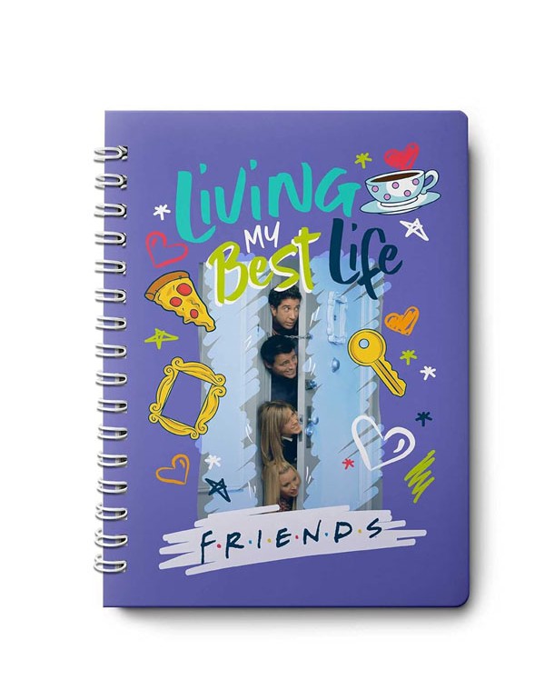 Friends: 12 Month Undated Planner - Hardcover