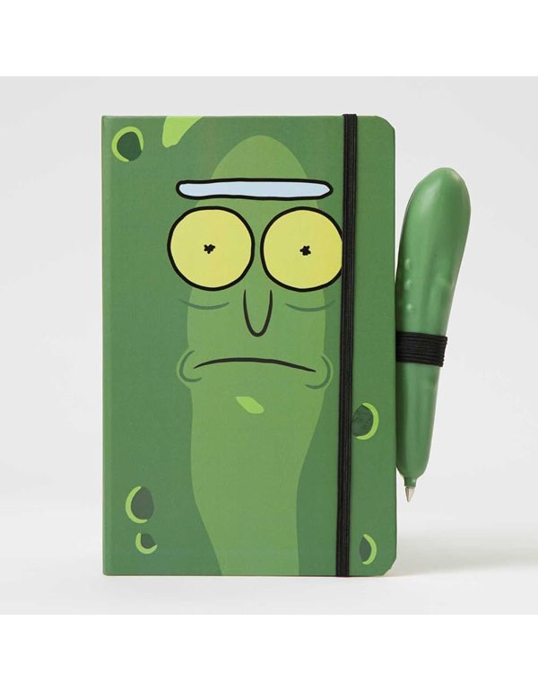 Rick and Morty: Hardcover Ruled Journal With Pen