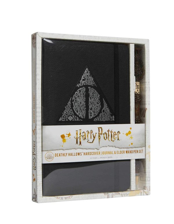 Harry Potter: Deathly Hallows Hardcover Journal and Elder Wand Pen Set