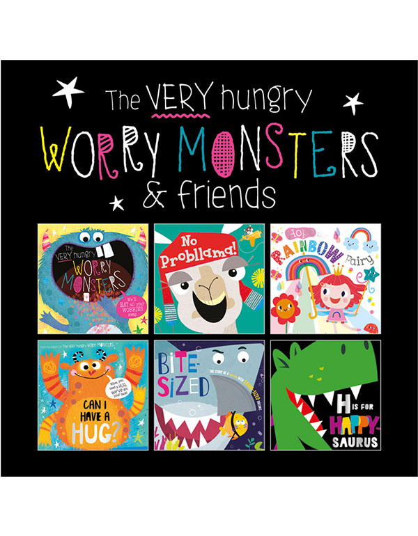 The Very Hungry Worry Monsters and Friends Books Collection With Bag