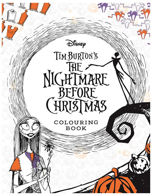 Disney Tim Burton's The Nightmare Before Christmas Colouring Book