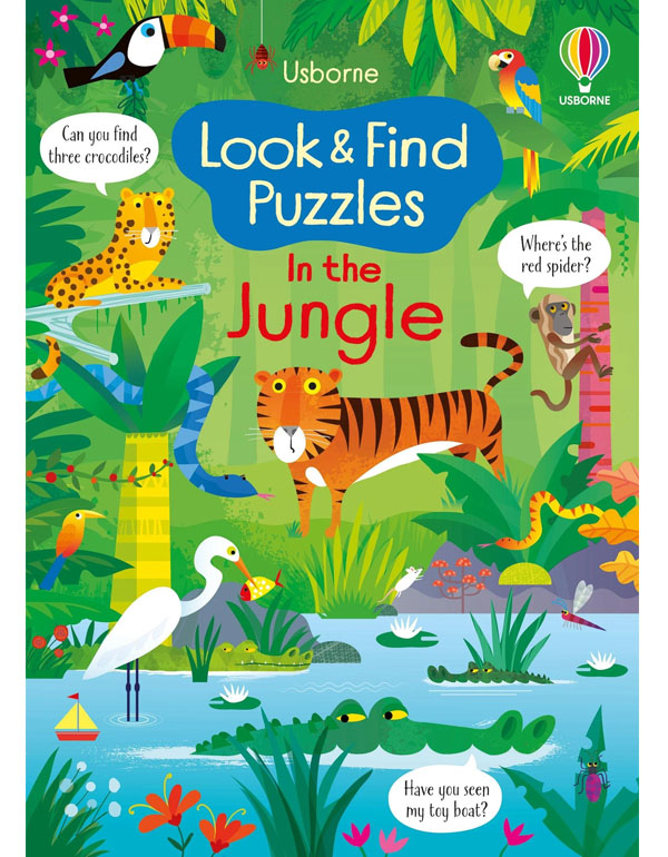 Look and Find Puzzles In the Jungle
