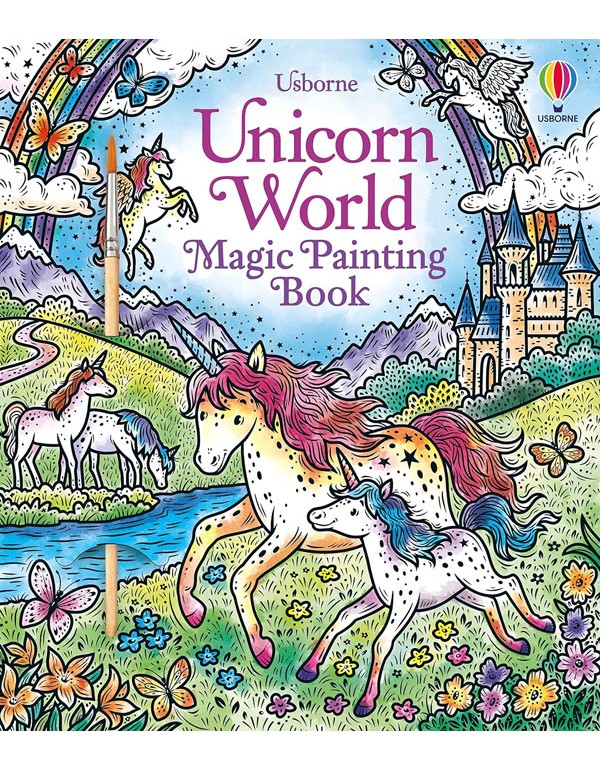 Unicorn World Magic Painting Book
