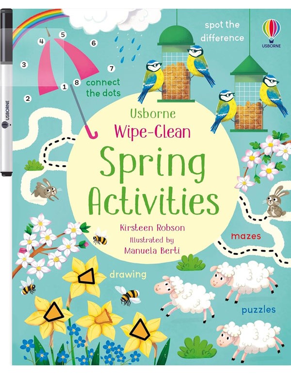 Wipe-Clean Spring Activities