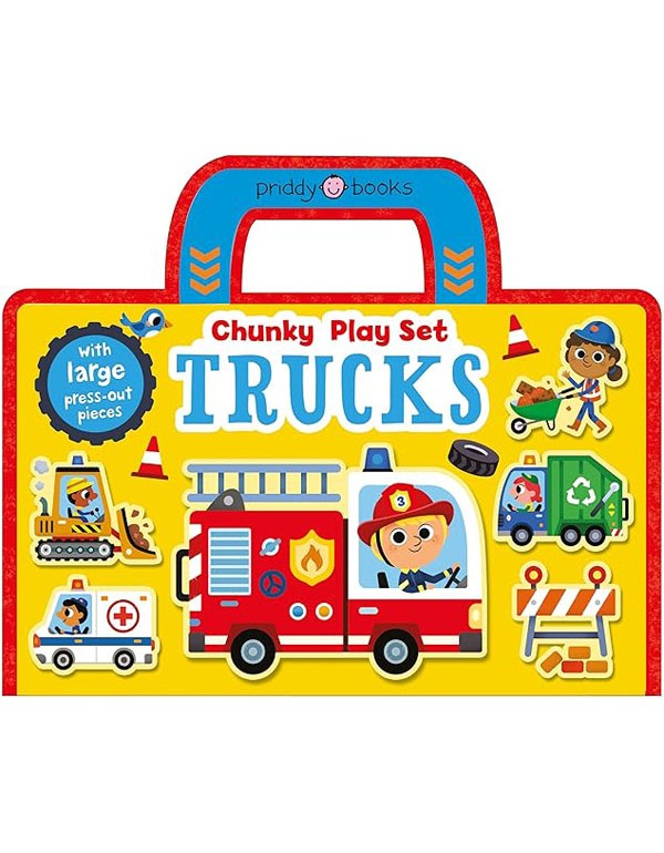Chunky Play Set Trucks: With large press-out pieces