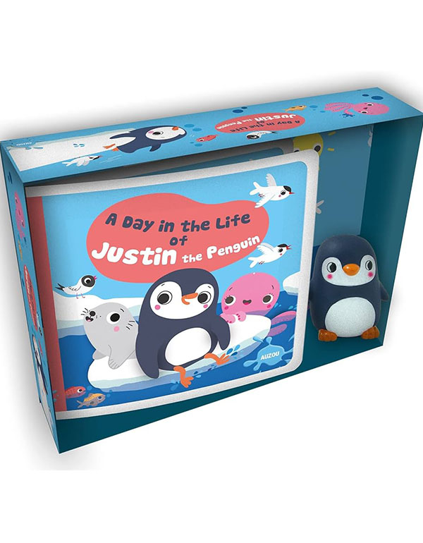 My First Bath Book And Toy: Justin