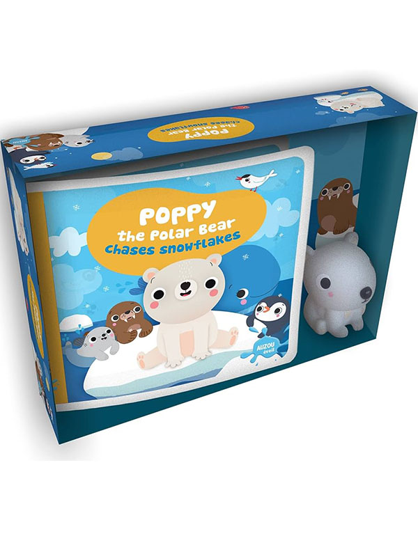 Poppy The Polar Bear Chases Snowflakes