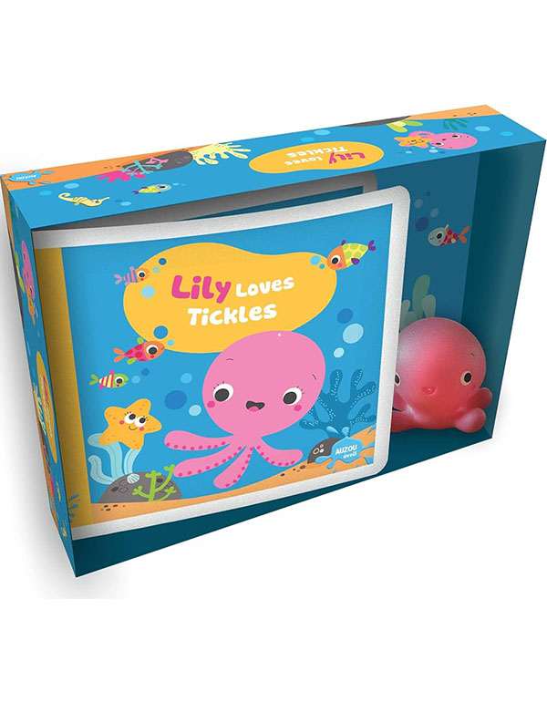 My First Bath Book Toy: Lily Loves Tickles