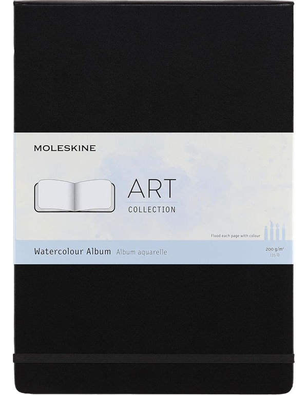 Moleskine Watercolor Art Album A4 Black