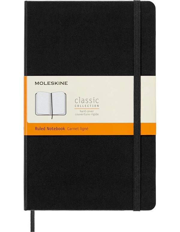 Moleskine Hardcover Ruled Large Notebook