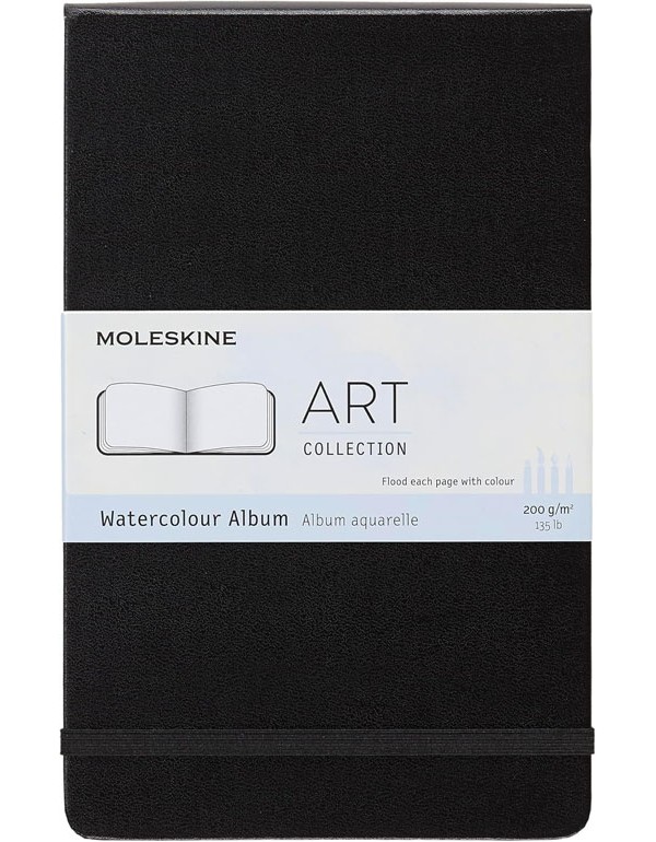 Moleskine Watercolor Art Album Large Black