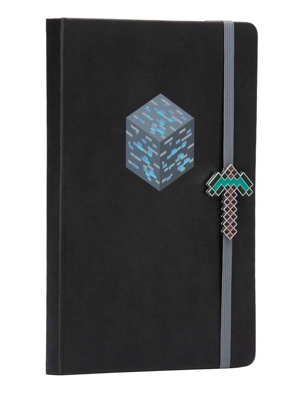 Minecraft Diamond Ore Journal with Charm