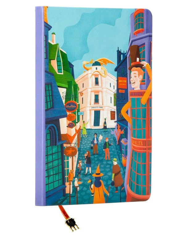 Harry Potter: Exploring Diagon Alley™ Journal with Ribbon Charm