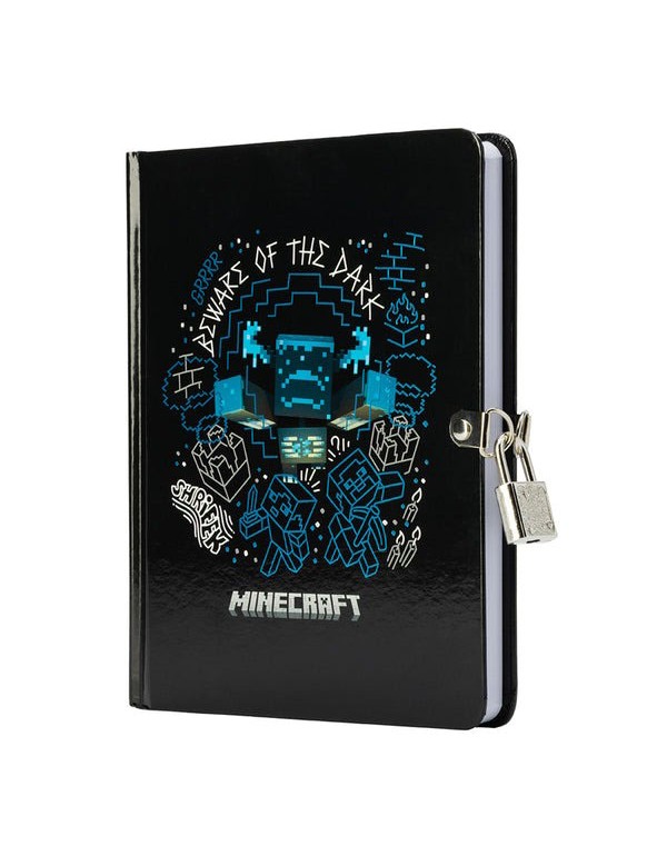 Minecraft : Beware of the Dark Lock & Key Diary
