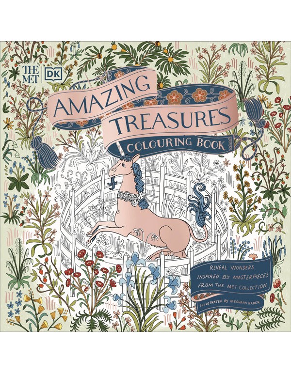 The Met Amazing Treasures Colouring Book