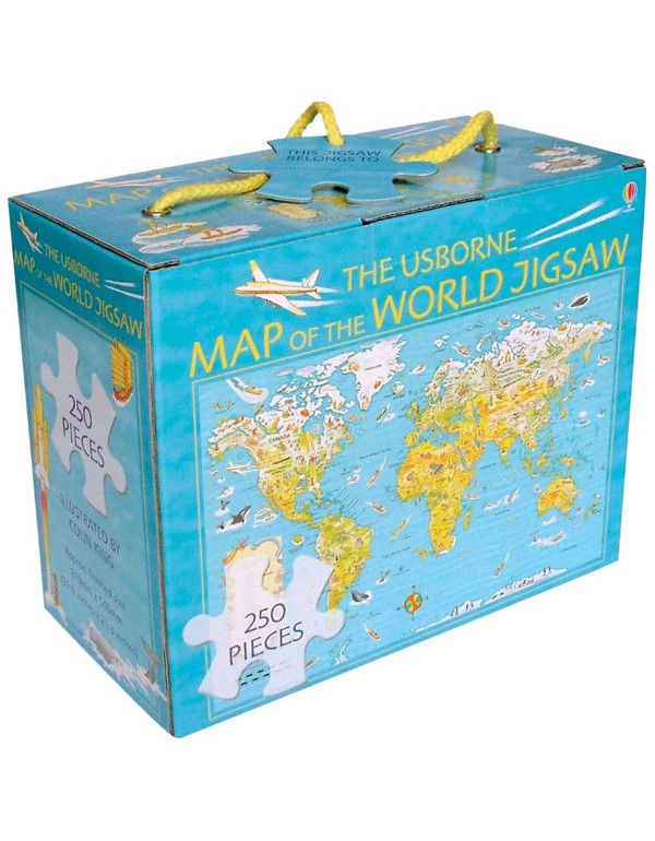 Map Of The World Boxed Jigsaw