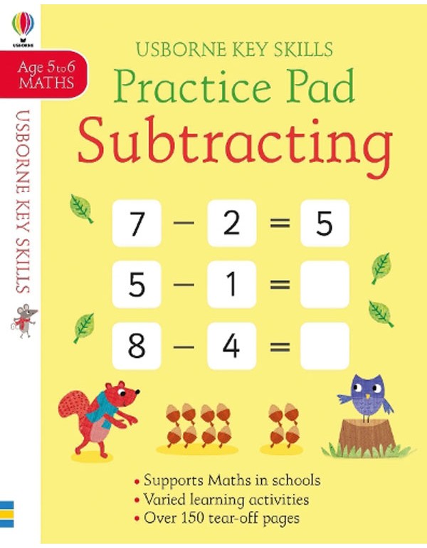 Subtracting Practice Pad 5-6