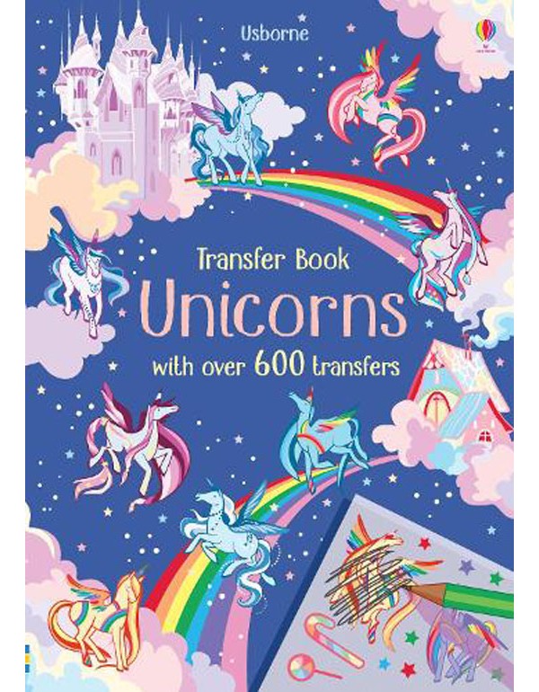 Transfer Activity Book Unicorns