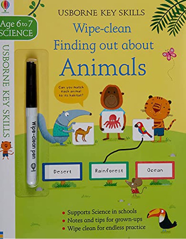 Wipe-Clean Finding Out About Animals 6-7