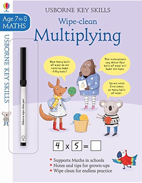 Wipe-Clean Multiplying 7-8