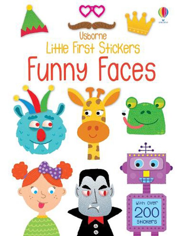 Little First Stickers Funny Faces