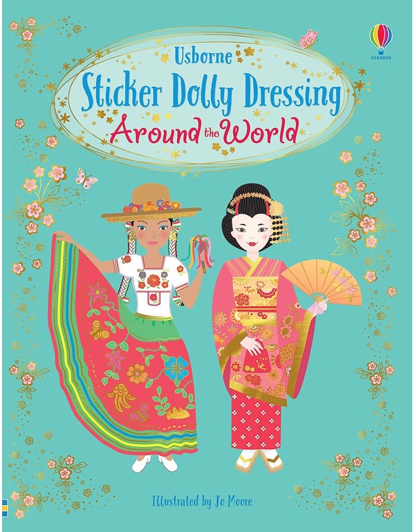 Sticker Dolly Dressing Around the World