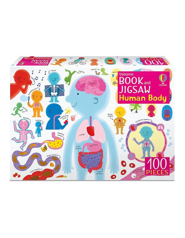 Usborne Book and Jigsaw - Human Body
