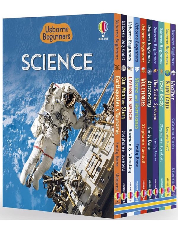 Usborne Beginners Series Science Collection 10 Books Box Set