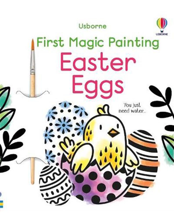 First Magic Painting Easter Eggs