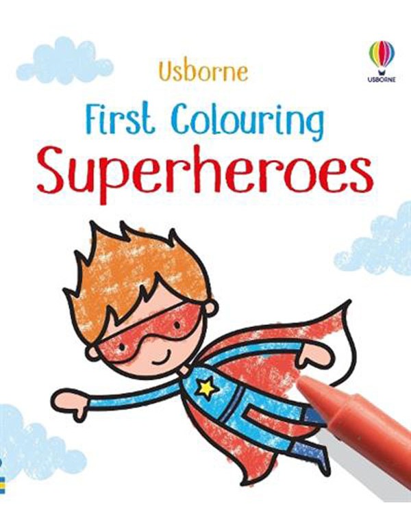 First Colouring Superheroes