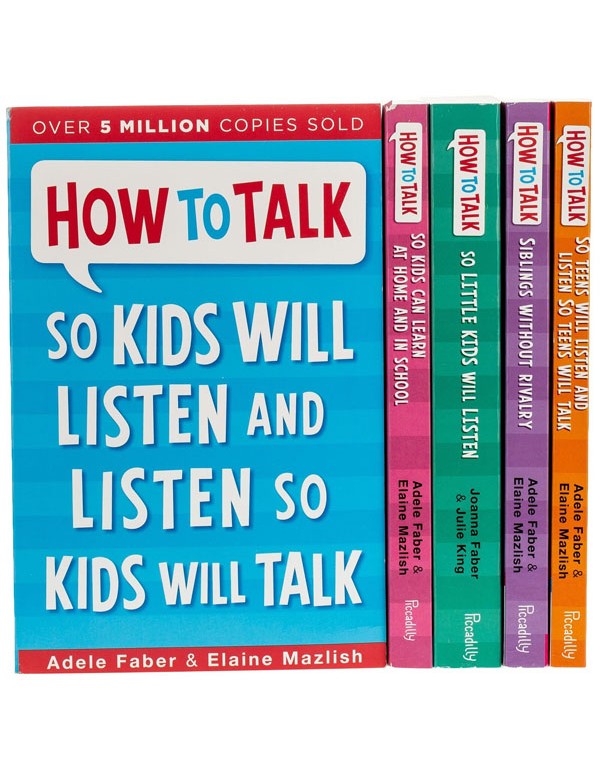 How To Talk Series 5 Books Set By Adele Faber And Elaine Mazlish - Paperback